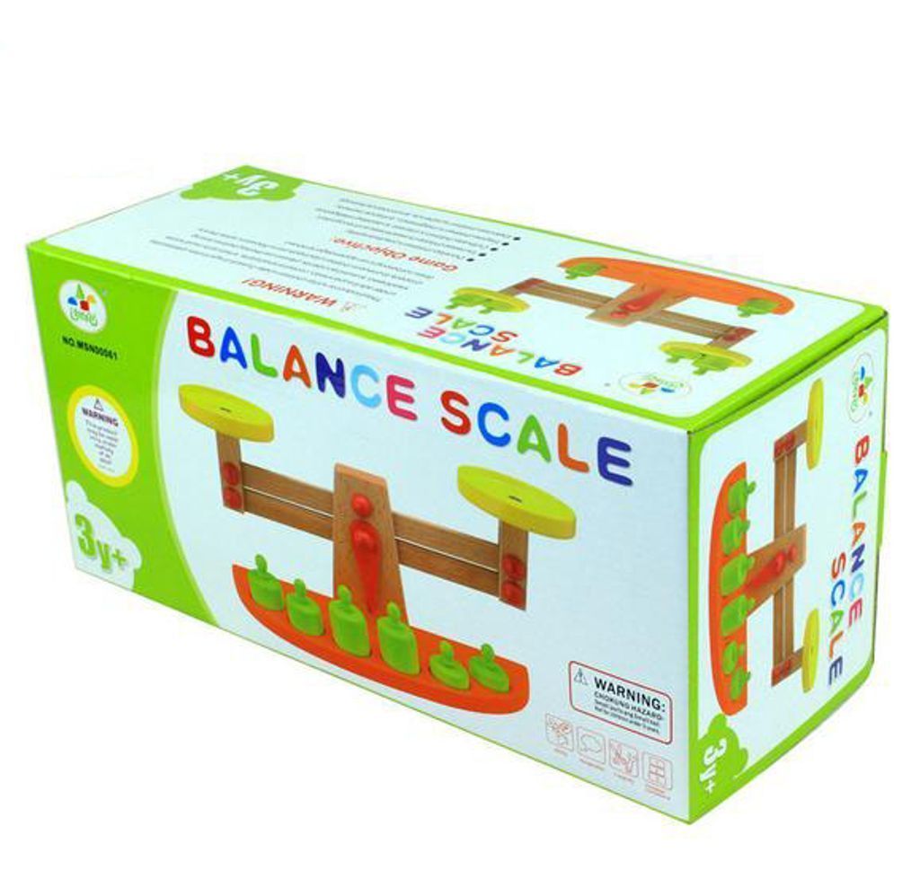 фото Деревянная обучающая игра "балансирующие весы" опмир