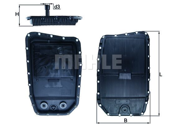HX 152 Поддон АКПП с фильтром в сборе BMW E90/E60/E65/X5(E70)/LAND ROVER RR III